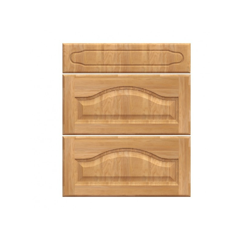 Mon Espace Maison - Facade tiroircuisine chene massif - chapeau de gendarme