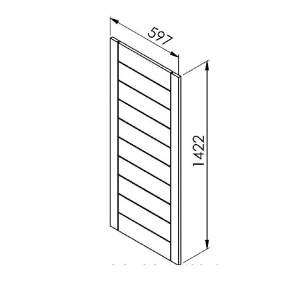 Mon Espace Maison - Facade cuisine chene massif