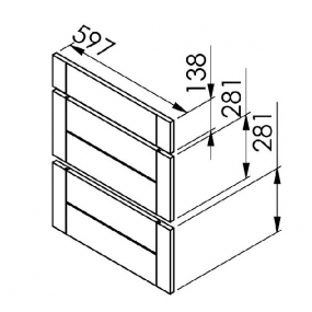 Mon Espace Maison - Facade tiroir cuisine chene massif