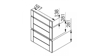 Mon Espace Maison - Facade tiroir cuisine chene massif