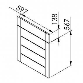 Mon Espace Maison - Facade tiroir cuisine chene massif