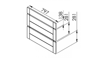 Mon Espace Maison - Facade tiroir cuisine chene massif