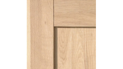 Façade chêne massif brut Porte + Tiroir larg. 40cm x H71cm