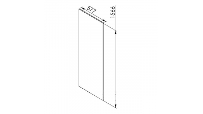 Joue Epure larg. 58cm x H156.6cm