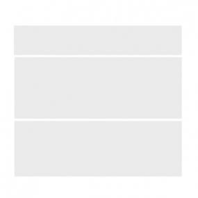 Façade Epure 3 Tiroirs larg. 80cm x H71cm