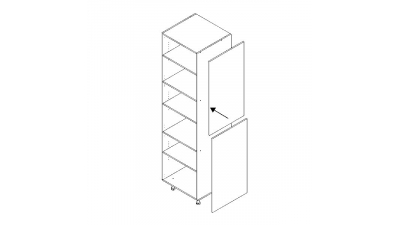 Mon Espace Maison - Joue cuisine melamine decor bois structure