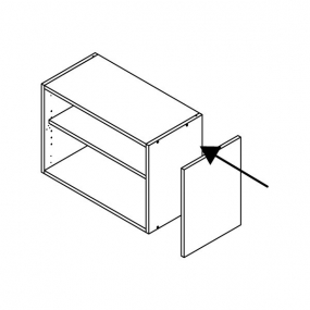 Mon Espace Maison - Joue cuisine melamine decor bois structure
