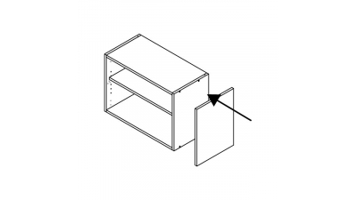 Mon Espace Maison - Joue cuisine melamine decor bois structure