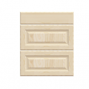 Meuble bas Pennsylvania 1 tiroir - 2 casseroliers L60xH71,5xP56