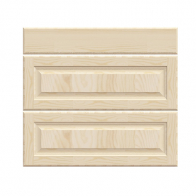 Meuble bas Pennsylvania 1 tiroir - 2 casseroliers L80xH71,5xP56