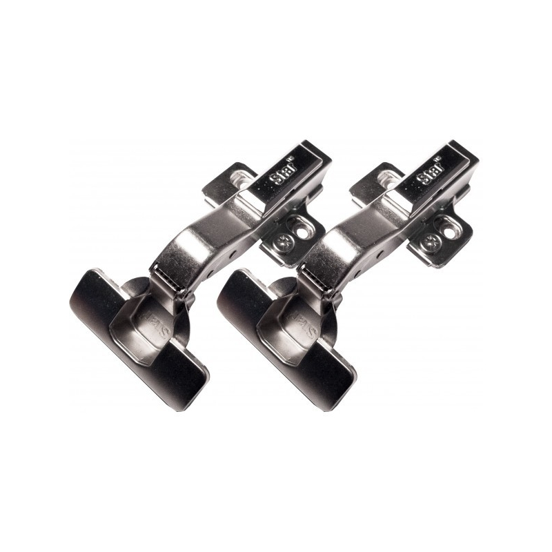 Kit de 2 charnières amortissables angle