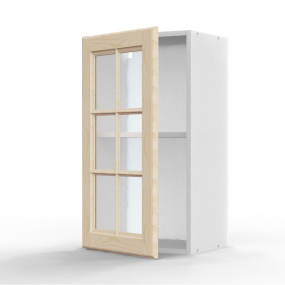 Meuble haut Pennsylvania 1 porte vitrée L40xH71,5xP30