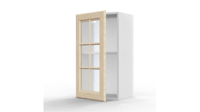 Meuble haut Pennsylvania 1 porte vitrée L40xH71,5xP30