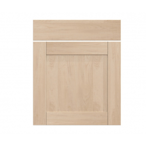 Meuble bas chêne massif brut Porte + Tiroir larg. 60cm x H71.5cm
