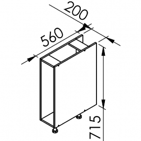 Meuble bas Design' L20