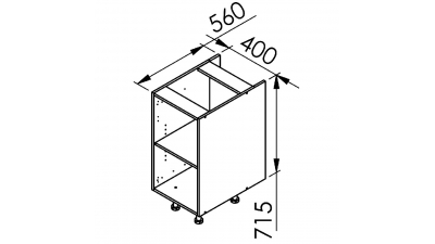 Meuble bas Design' L40