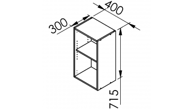 Meuble haut Design' L40
