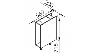 Meuble bas Champêtre L20