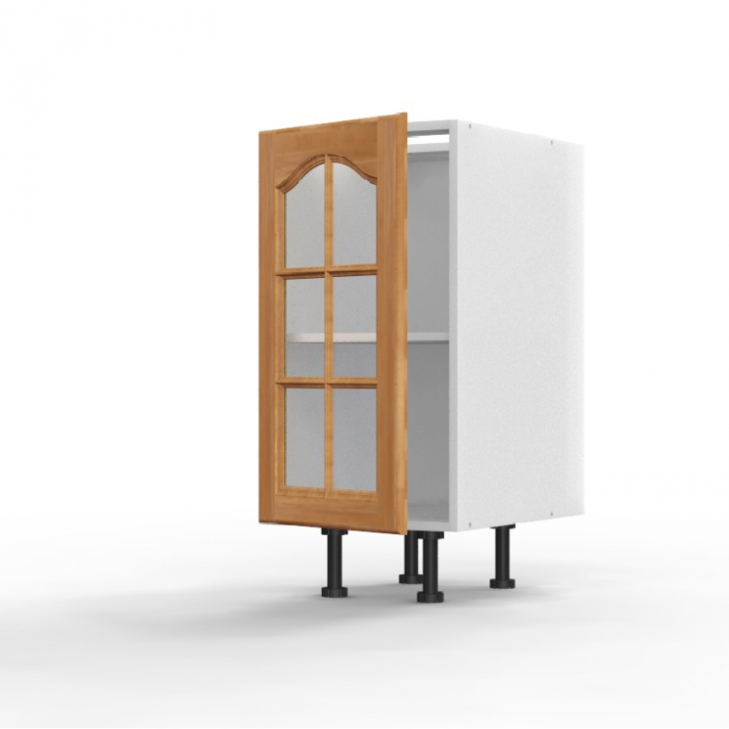 Meuble bas Champêtre  vitrée L40