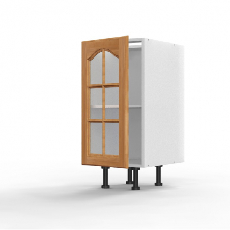 Meuble bas Champêtre  vitrée L40