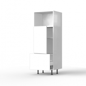 Colonne Epure 1 MO - 1 porte - 1 tiroir larg. 60cm x H156.6cm