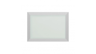 Façade cadre aluminium vitrage sablé larg. 60cm x H42.5cm