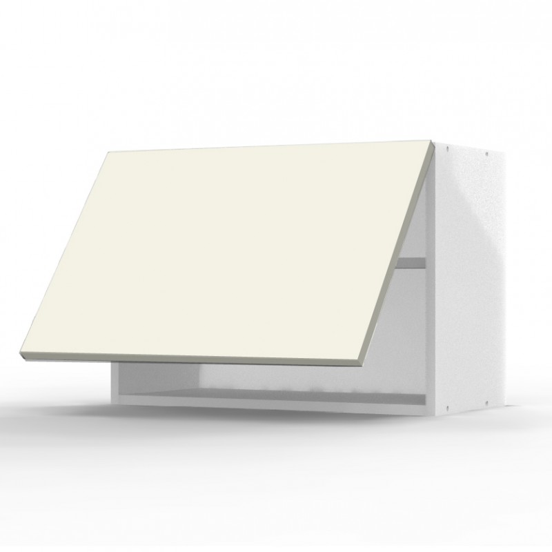 Mon Espace Maison Meuble Haut Cuisine Vanille Brillant Largeur 60cm