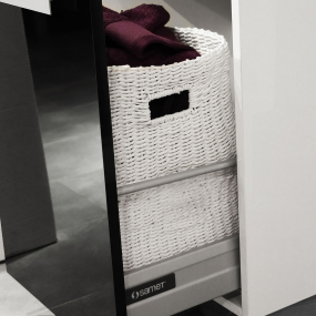 Kit coulisse tiroir Ma-créa amortissable pour colonne