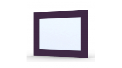 Miroir Ma-créa Parma aubergine brillant