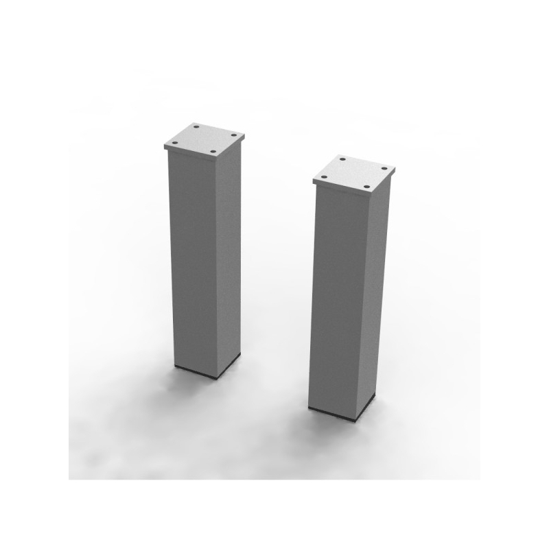Pieds Ma-créa droits alu anodisé