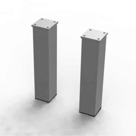 Pieds Ma-créa droits alu anodisé