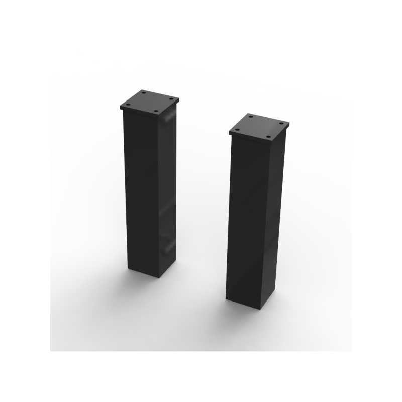 Pieds Ma-créa droits laqués noir