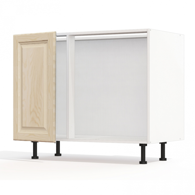 Meuble bas d'angle Pennsylvania 1 porte pleine L40xH71,5xP55.5