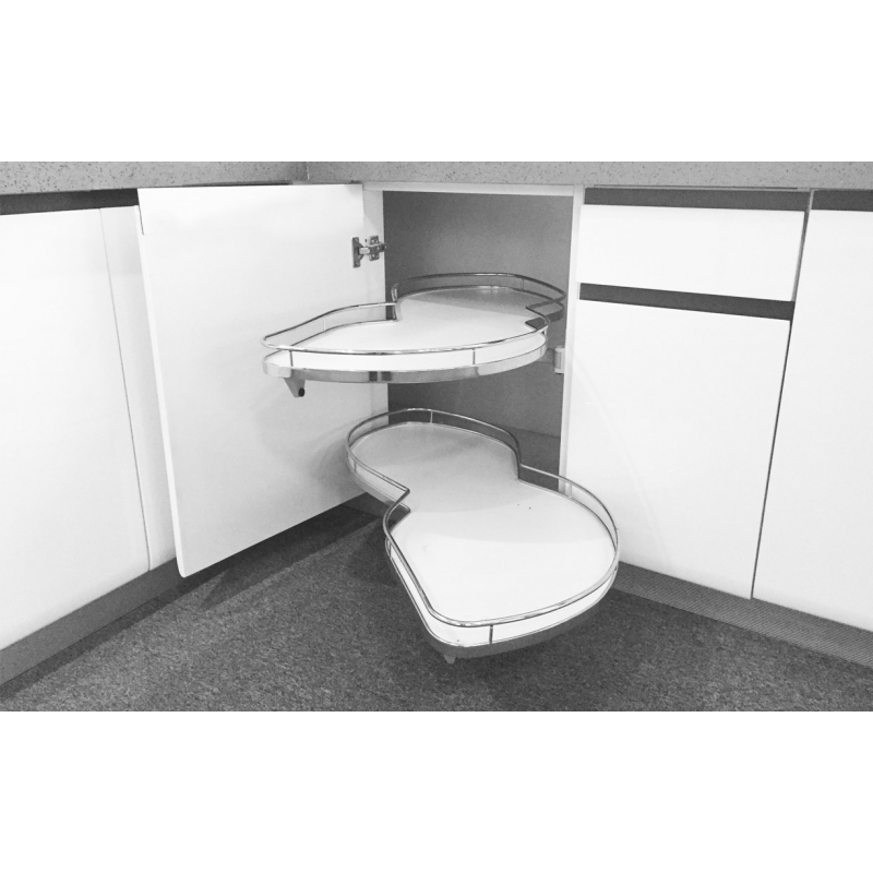 Aménagement d'angle "Haricot" ouverture droite