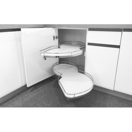 Aménagement d'angle "Haricot" ouverture droite