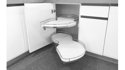 Aménagement d'angle "Haricot" ouverture droite