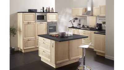 Meuble bas d'angle Pennsylvania 1 porte pleine L40xH71,5xP55.5