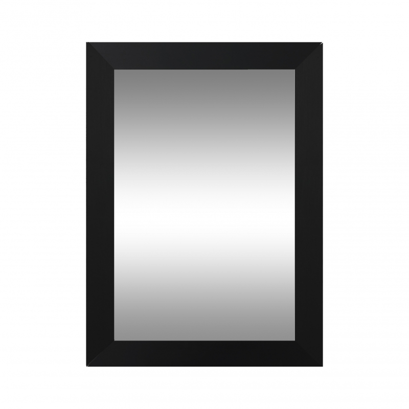 Porte Aluminia noir miroir larg.40 CM