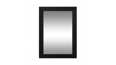 Porte Aluminia noir miroir larg.40 CM