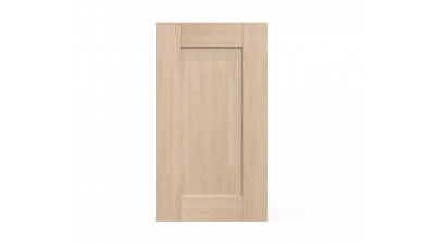 Meuble bas d'angle sous évier chêne massif brut 1 porte 40cm larg. 100cm x H71.5cm