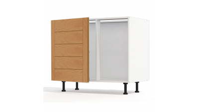Meuble bas d'angle Design' L100