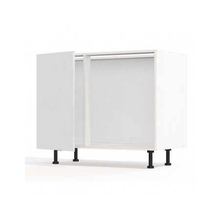 Meuble bas d'angle sous évier Epure 1 porte 40cm larg. 100cm x H71.5cm