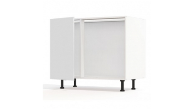 Meuble bas d'angle sous évier Epure 1 porte 40cm larg. 100cm x H71.5cm