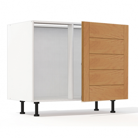 Meuble bas d'angle Design' L100