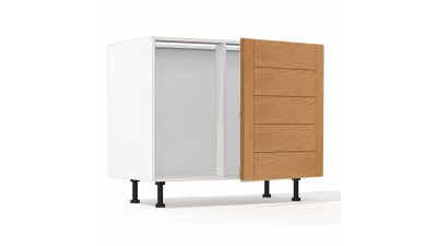Meuble bas d'angle Design' L100