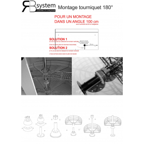 Tourniquet 2 plateaux métal
