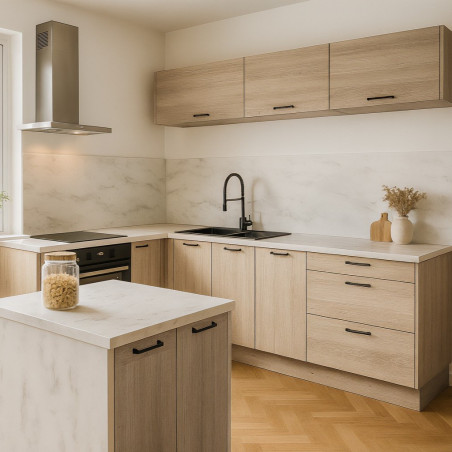 Cuisine couleur noyer │ Mon Espace Maison