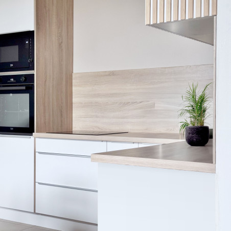 Cuisine blanche mate │ Mon Espace Maison